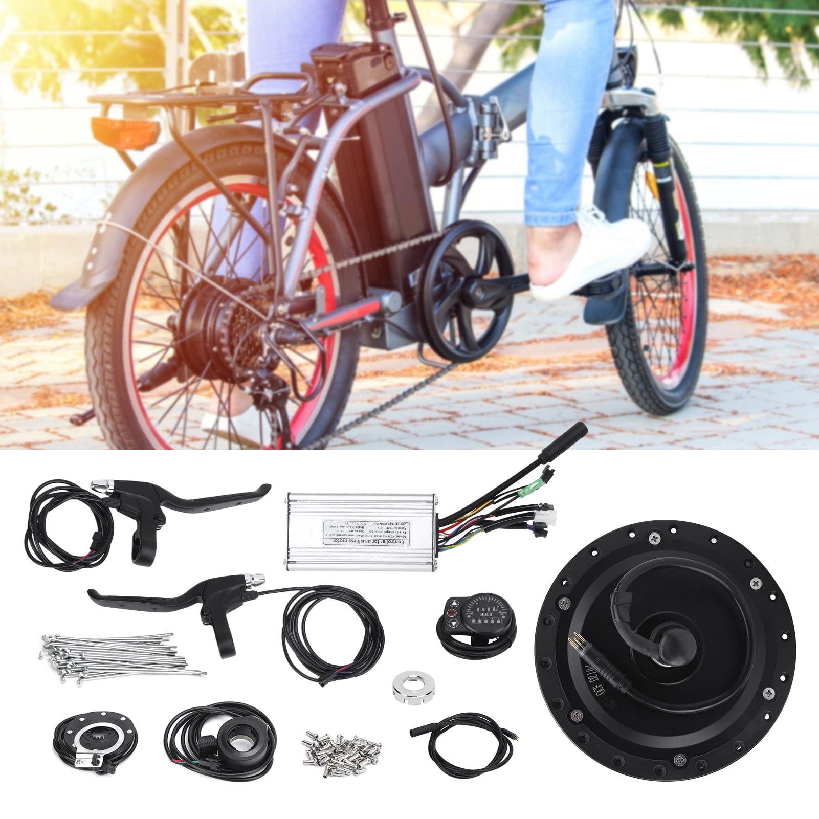 Buy Ymiko Front Wheel Hub Motor Kit, 36V 500W Electric Conversion Kit
