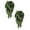 Z7-2Pcs Dark Green, variant on Leojiow Wreath For Home Elegant Floral Arrangement With Lifelike Greenery And For Year Round Display On Doors Walls And 76.2Cm Green