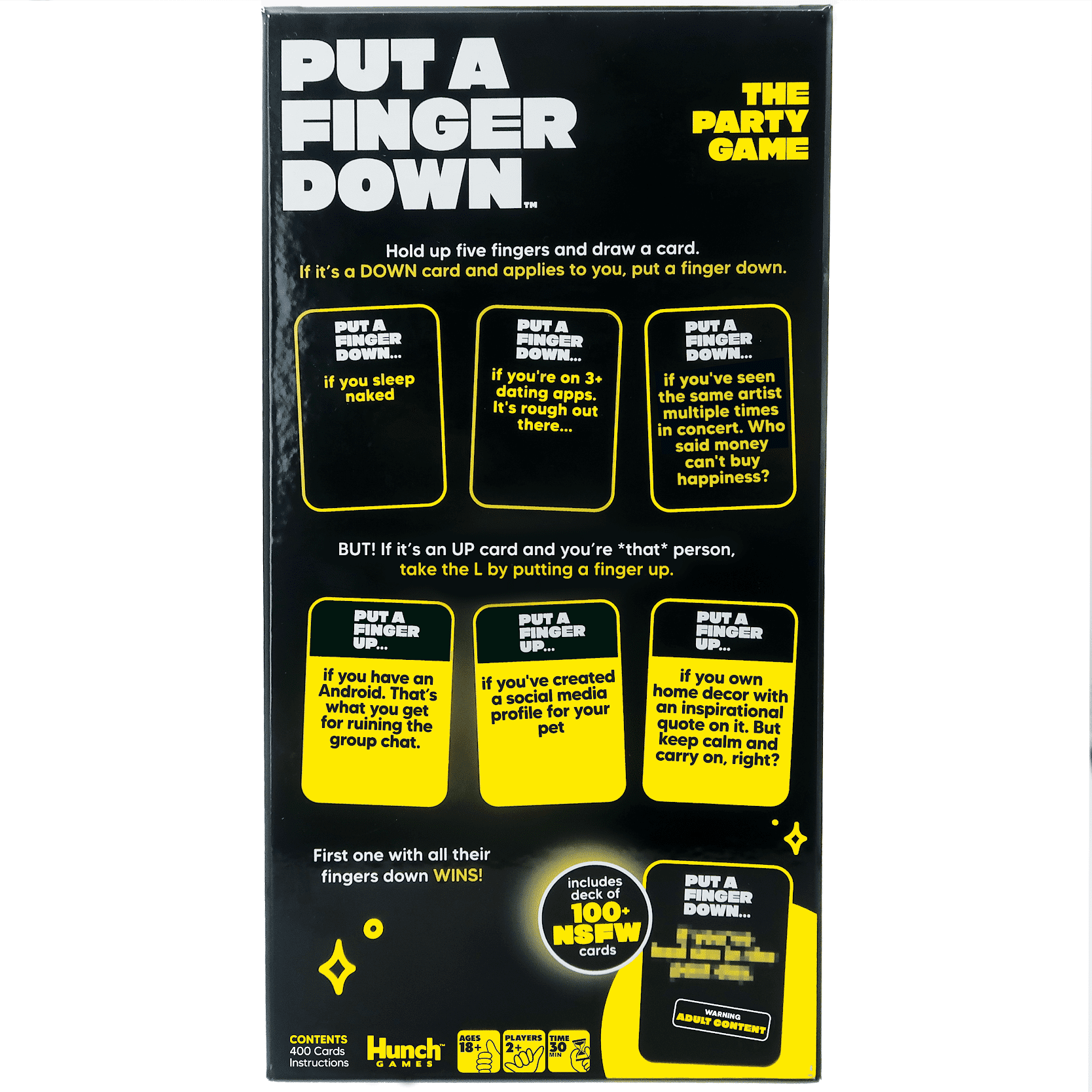 Put a Finger Down - The Viral Party Card Game