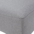 thumbnail image 5 of Noble House Lindsey Modern Contemporary 29.5" Fabric Bar Stools, Set of 2, Light Grey, 5 of 11
