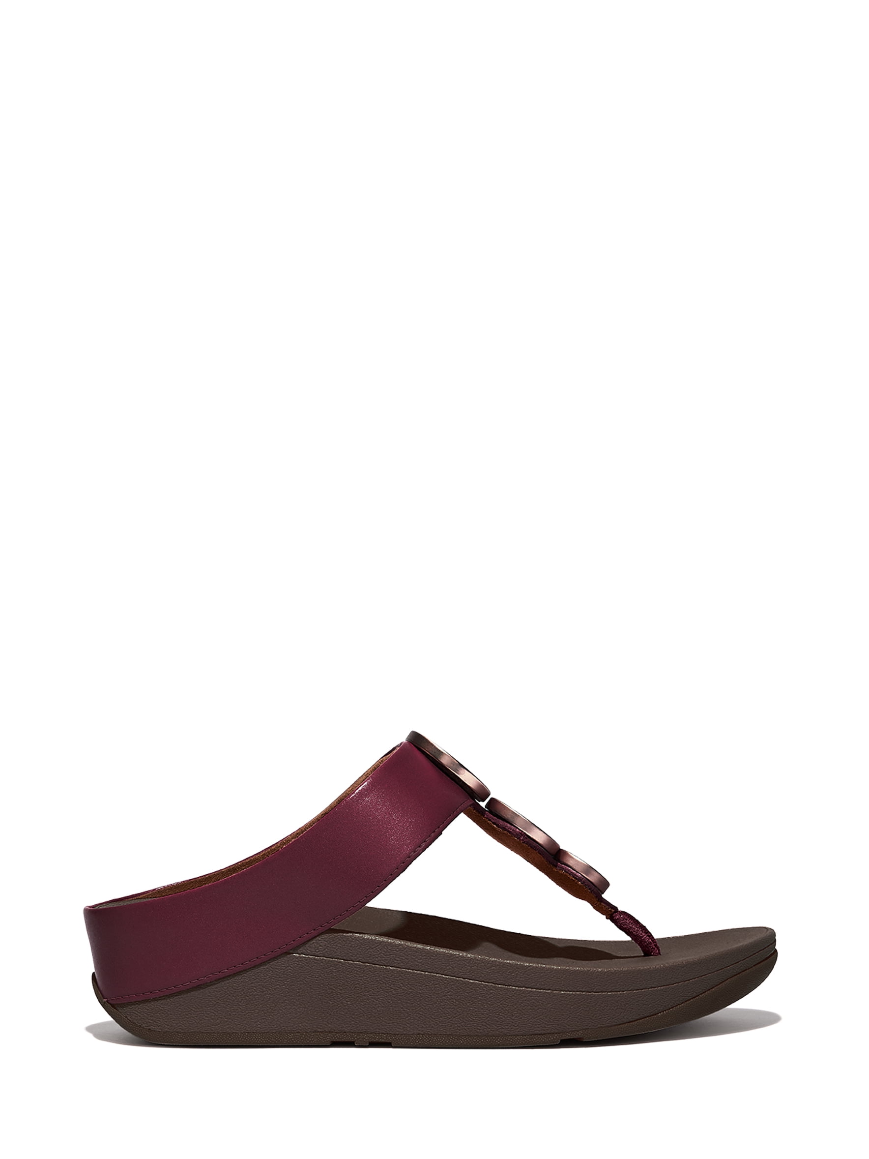 Fitflop Women's Halo Metallic-Trim Toe-Post Sandals