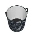 thumbnail image 3 of Balery Anchor and Lighthouse Round Laundry Basket with Handles Waterproof Freestanding Laundry Hamper for Clothes Toys in the Dorm and Family-Small, 3 of 8