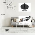 thumbnail image 2 of Reading Floor Lamp with Remote, Bright 18W Floor Lamps for Living Room with 1H Timer, Stepless Adjustable 2700K-6500K Colors & Brightness Standing Lamp with Remote & Touch Control Reading Floor Lamps, 2 of 7