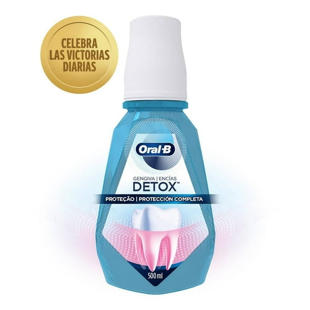 del ahorro encias detox precio Enjuague bucal Oral-B Encías detox 500 ml Walmart en línea
