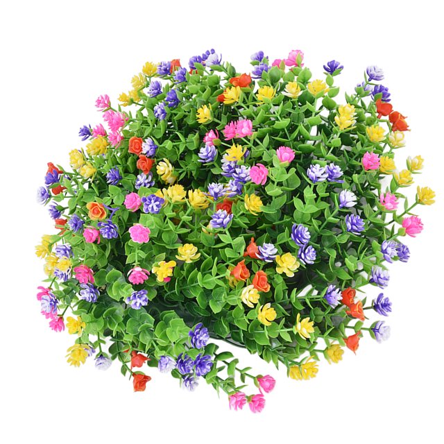 Guirnalda de flores artificiales ANGGREK Babysbreath Decorativa Para La Pared de La Sala de estar