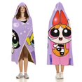 thumbnail image 3 of The Powerpuff Girls Wearable Blanket Cloak Arctic Velvet Hooded Blanket Soft Fuzzy Hoodie Blanket Cape for Adults Kids 60"x80", 3 of 8