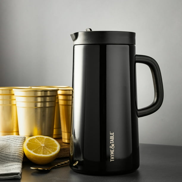 Thyme & Table 64oz Double Wall Stainless Steel Pitcher with Splash