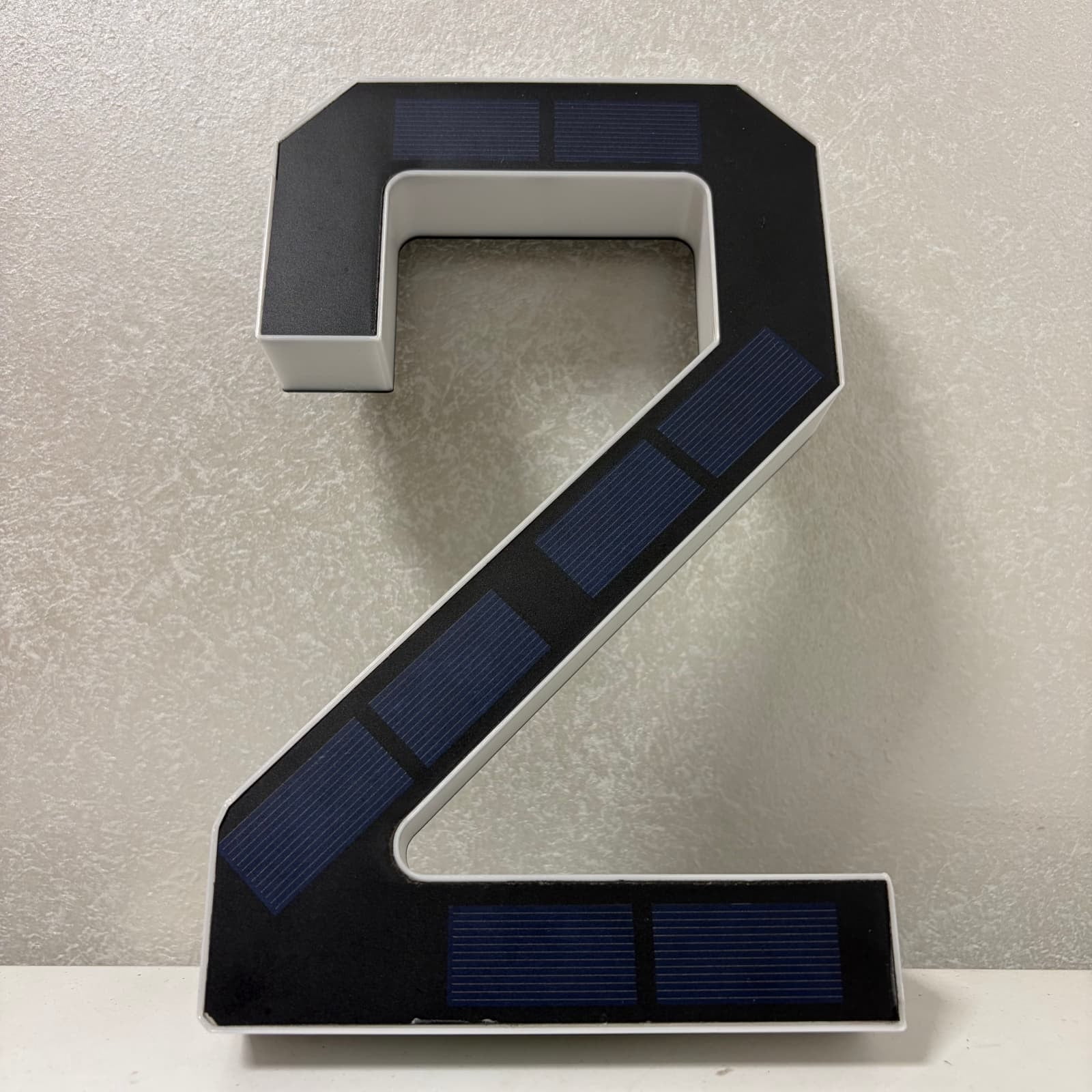 2026 New Solar House Numbers for Outside, 9" Light Up Address Numbers for House, No Drill Adhesive or Screw Mount, Waterproof LED Illuminated Modern Address Sign, Dusk to Dawn