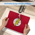 thumbnail image 6 of The Flash Desk Mat, Gaming Mouse Pad Mat with Non-Slip Base Stitched Edges Mousepad for Computer, Office, and Laptop 10 x 12 inch, 6 of 8