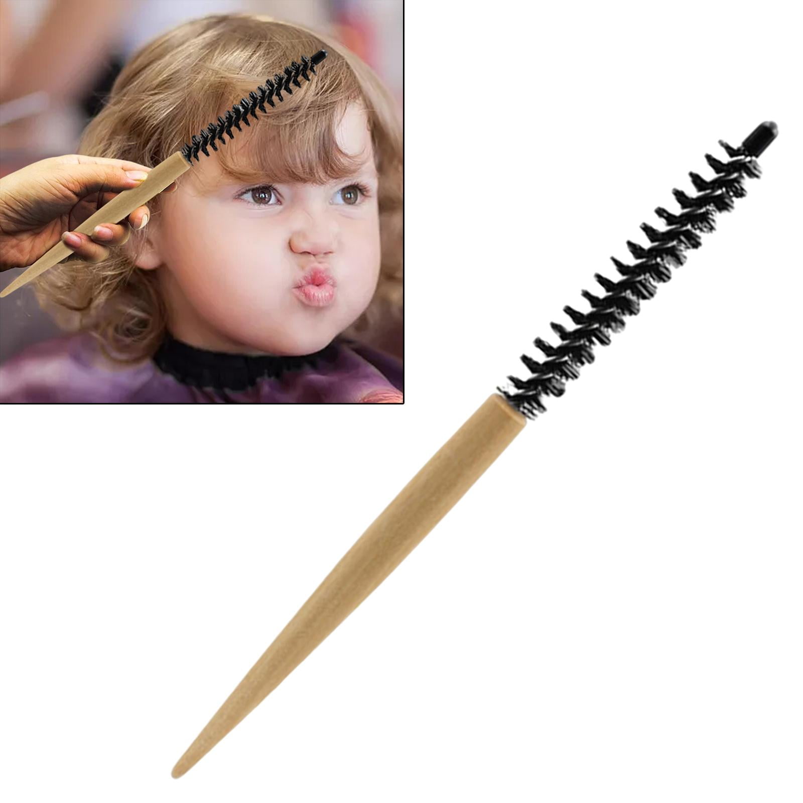 Small Round Hair Brush, Heat Resistant ,Nylon Bristles ,Hairbrush, Hair