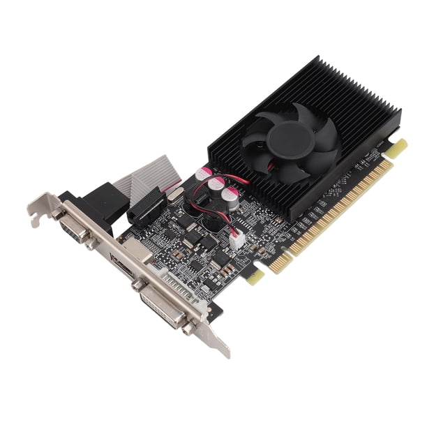 Tarjeta Gráfica Para Juegos, Tarjeta Gráfica De Frecuencia Central De 550 MHz GT210 1 GB DDR3 64 Bits 500 MHz Frecuencia De Memoria Con Ventiladores Para PC
