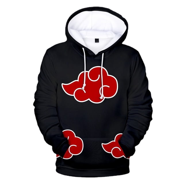 Sudadera de anime Akatsuki, sudaderas con capucha, jersey con estampado 3D, Sasuke Sharingan, figuras de Kurama, chándal de batalla de la ley, ropa de abrigo informal