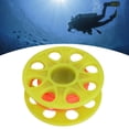 thumbnail image 1 of Plastic Finger Spool, Light Weight Fluorescent Orange Strong Double Ended Hook Finger Spool Dive Reel  for Swimming, 1 of 8