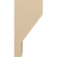 thumbnail image 3 of 10"W x 10"D x 20"H Wide Clemmons Rough Cedar Woodgrain TimberThane Corbel, Primed Tan, 3 of 6