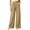 #9Khaki, variant on MYAOYINo Boundaries Womens Elastic Waist Wide Leg Pants Large Patch Pockets Casual Trousers