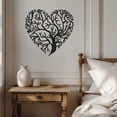 thumbnail image 4 of Violaura Heart-Shaped Metal Wall Art - Easy to Install Hanging Perfect for Home, Living Room Decor (48" x 48"), 4 of 8