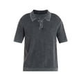 thumbnail image 5 of No Boundaries Mesh Polo Sweater with Short Sleeves, Men's XS-3XL, 5 of 5