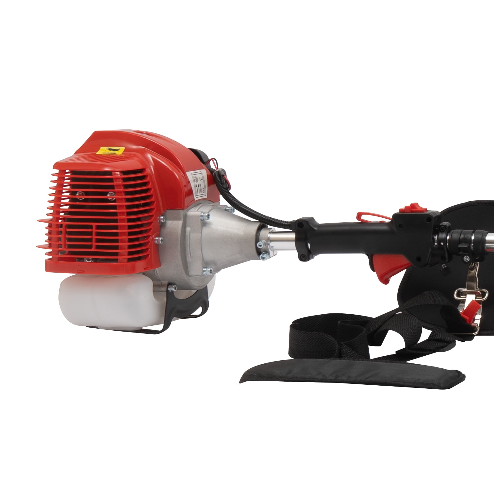 Push Lawn Mower with 43cc Engine, 1.25kw Power, Two Blade Heads for Safe Mowing, Efficient Heat Dissipation, Easy to Carry and Store, Long-Lasting Durability