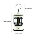 thumbnail image 6 of Xecvkr Outdoor Camping Light COB Retro Horse Lantern Portable Waterproof Rechargeable 1200mAh Battery Multi-Function Tent Chandelier Night Emergency 1 Pack White, 6 of 9