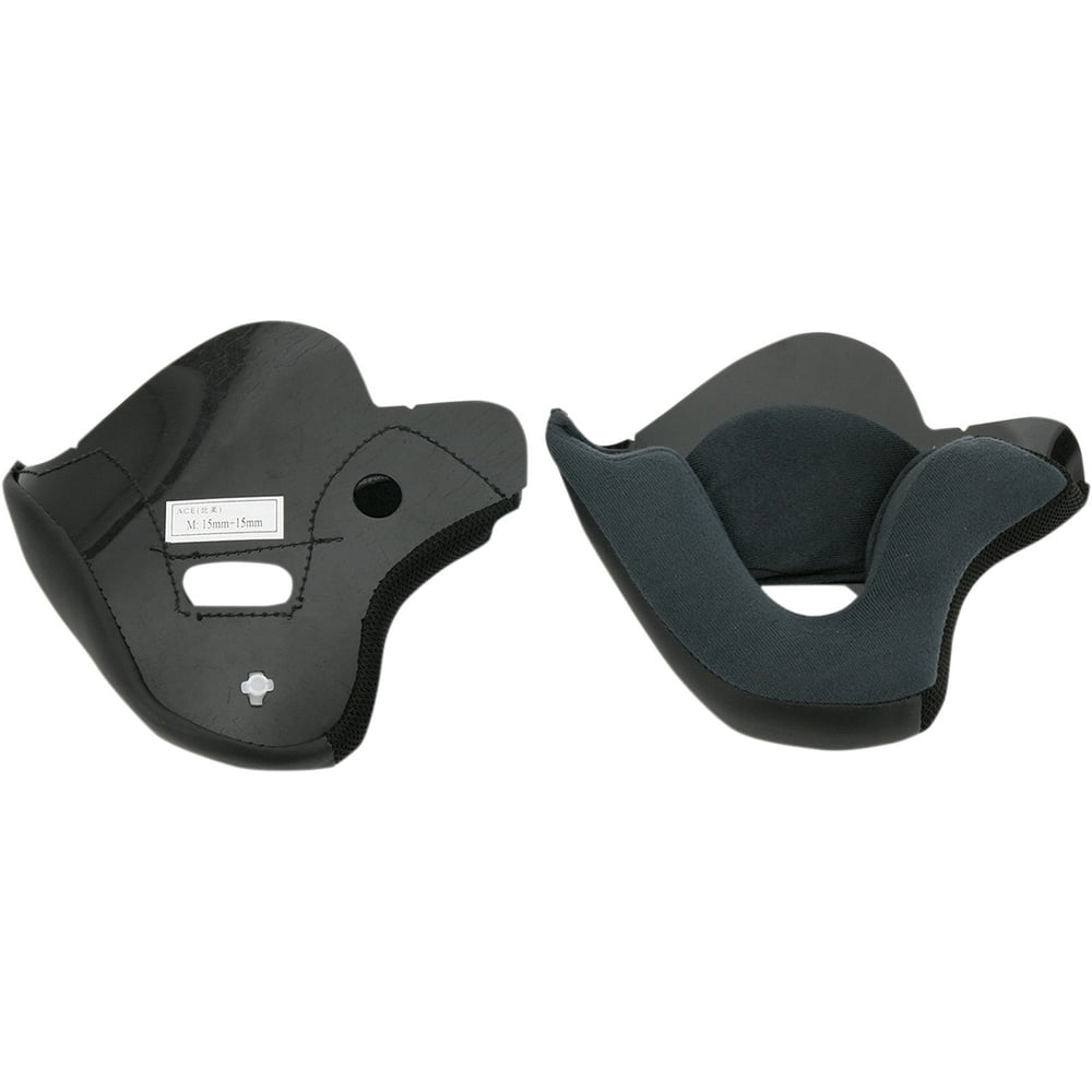 Z1R Helmet Cheek Pads for Ace Helmets Gray 25mm 3XL 01340329