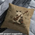 thumbnail image 2 of Castle Fairy Animal Cat Fabric by the Yard 1 Yard for Teens,Music Theme Home Decor Fabric by the Yard,Japanese Style Room Decor Fabric by the Yard,Ultra Soft Home Decor, 2 of 6