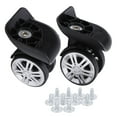 thumbnail image 3 of Roues de Bagage, 1 Paire de Roues de Remplacement pour Bagage Roues de Remplacement pour Bagage Roues Pivotantes pour Valise Finition de Luxe, 3 of 8