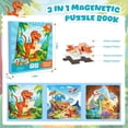thumbnail image 2 of homicozy Dinosaur Magnetic Puzzles for Kids,36pcs Travel Puzzles for Kids Ages 3-8,Girls Puzzle for Improve Intelligence,Toddler Jigsaw Puzzles,Airplane Activities for Kids Birthday Gifts, 2 of 7