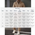 thumbnail image 4 of Men's Casual Loose Fit Short Sleeve Shirt Pants Set Solid Color Zipper Turndown Collar 2 Piece Outfits for Daily Streetwear Travel Loungewear Modern Fashion | AESTIVO,Khaki L, 4 of 7