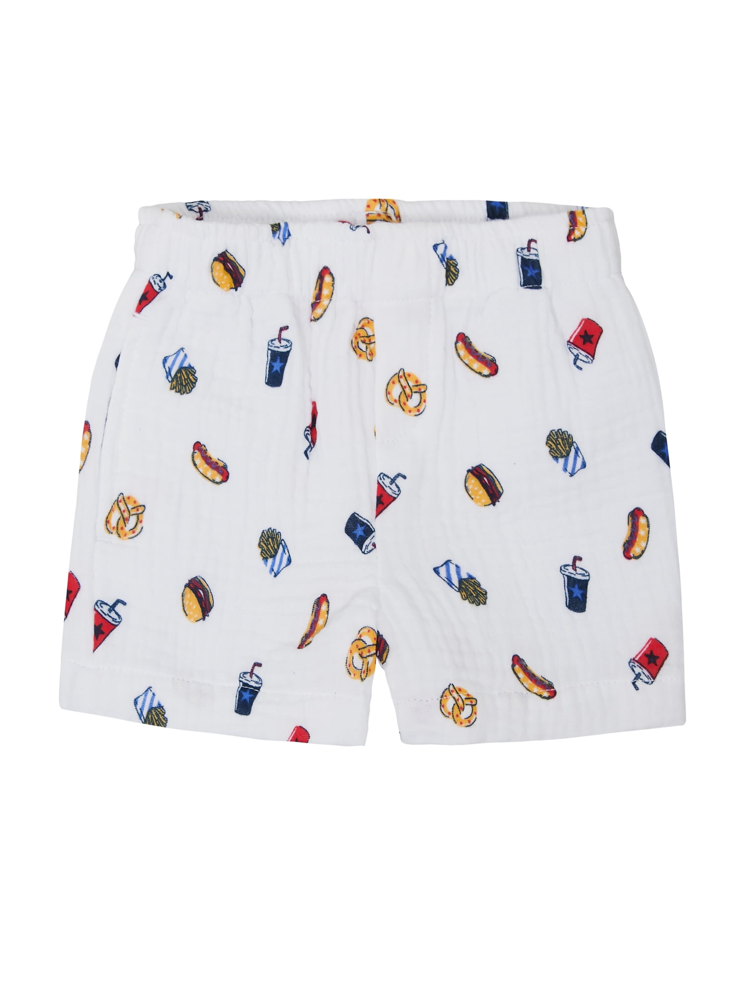 Way to Celebrate Toddler Boy Patriotic Americana Americana Shirt and Short Set, Sizes 12M-5T