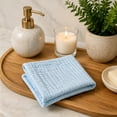 thumbnail image 5 of Soft Cotton Face Towel Breathable Absorbent Washcloth with Hanging Loop Quick Dry Hand Towels for Bathroom Kitchen Travel Gym Activity, 11.81" x 11.81", AKLJWH, 5 of 6