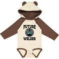 thumbnail image 3 of Inktastic Welding Future Welder Baby Clothes Boys or Girls Long Sleeve Baby Bodysuit, 3 of 5