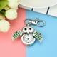 XZNGL Pocket Watch Chain Fashion Gorgeous Owl Watch Clip Pocket Keychain – image 5 sur 8