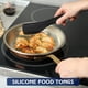 thumbnail image 4 of 2 Pinzas de Cocina de Silicona, Pinzas de Cocina de 11 Pulgadas para Cocinar, Pinzas para Servir con Puntas de Silicona, Pinzas para Tostadas, Pinzas para Ensalada B, 4 of 7