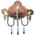 thumbnail image 2 of Sconce Light Wall Decorative Drops 3-Arm Distressed Antique Silver Oxidized, 2 of 2
