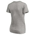 thumbnail image 2 of Women's Heathered Gray New York Liberty Primary Logo V-Neck T-Shirt, 2 of 2