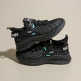 thumbnail image 5 of Women's Lightweight Walking Sneakers Casual Lace Up Flats Tennis Athletic Running Fashion Sport Shoes for Girls, 5 of 12