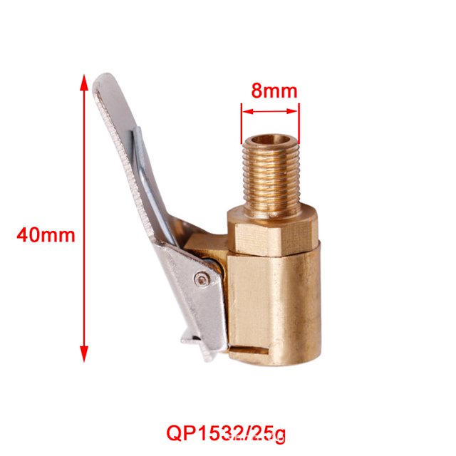 1 Uds accesorios de coche adaptador de boquilla de rosca de bomba de aire de coche accesorios de bomba de coche boquilla tipo Clip de cabeza de conversión rápida (A auspicioso