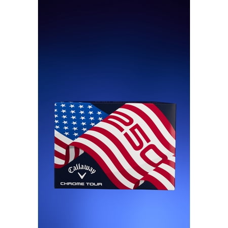 Callaway Golf Chrome Tour 26 - USA Stripe 12 ball pk