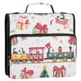 thumbnail image 5 of FORMRS Zipper Binder with Shoulder Strap 2-inch Ring 500 Sheet Capacity File Bag, Christmas Penguin, 5 of 5
