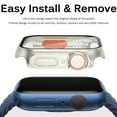 thumbnail image 2 of LEIXIUER Upgrade Case+Glass For Apple Watch Case 45mm 41mm Series 8 7  Upgrade To Apple Watch Ultra 49mm Screen Protector PC Cover For iwatch 6 SE 5 40mm 44mm, 2 of 11
