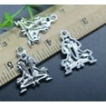 thumbnail image 2 of U8MO 6/20/50X Retro Gemini Constellation Alloy Charms Pendants Jewelry DIY 24*20mm-20pcs, 2 of 8