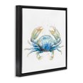 thumbnail image 3 of Stupell Industries Contemporary Modern Speckled Crab Black Floating Frame Canvas Art, 18 x 18, by Patricia Pinto, 3 of 8
