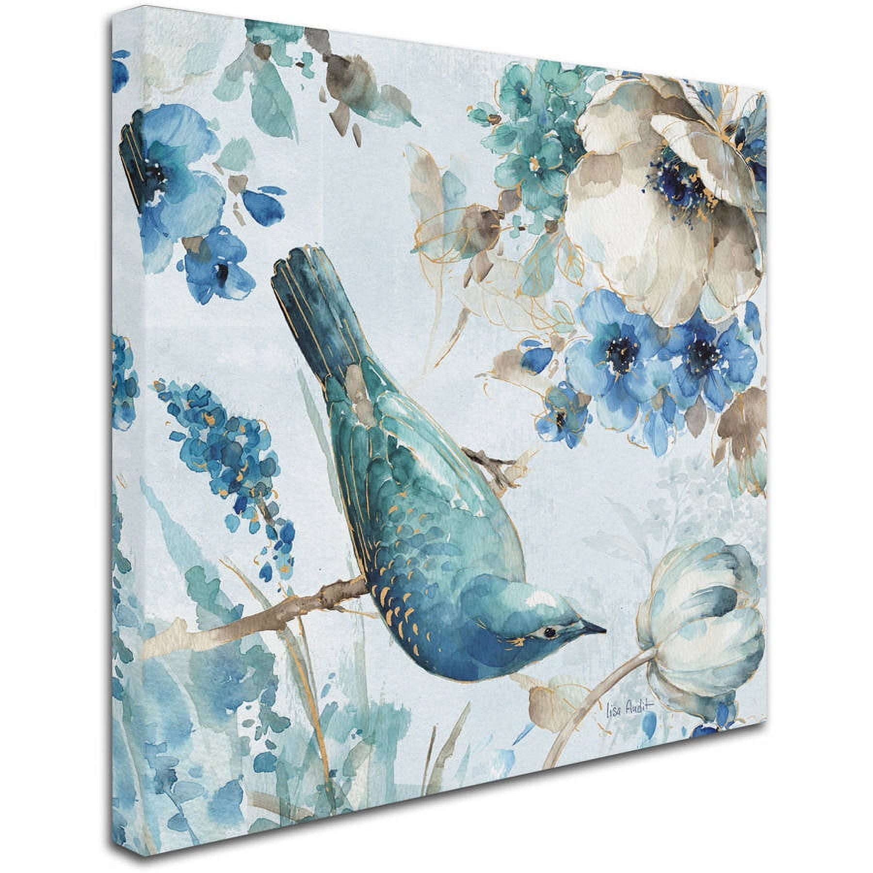 Trademark Fine Art "Indigold II" Canvas Art by Lisa Audit