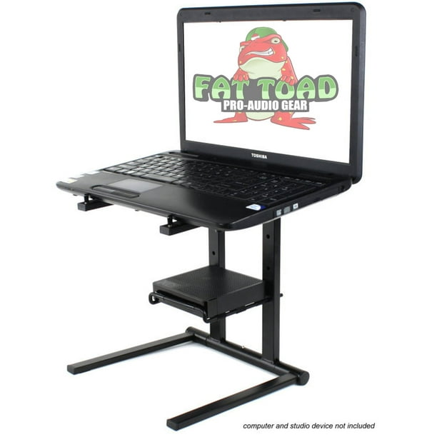 Folding DJ Laptop Stand Computer Table Top Rack Stand Mount...