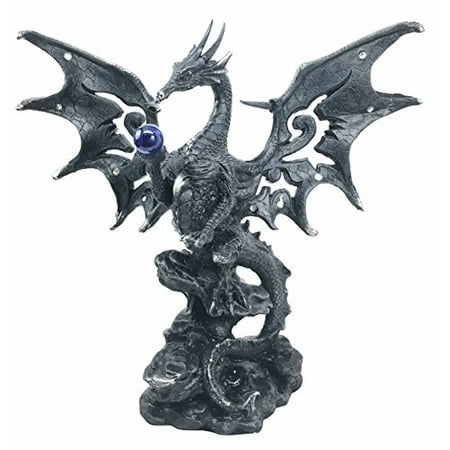 Collectible Resin Figurine Fire Emblem Shadow Dragon Holding Relic Stone Figurine Collectible Resin Sculpture ()