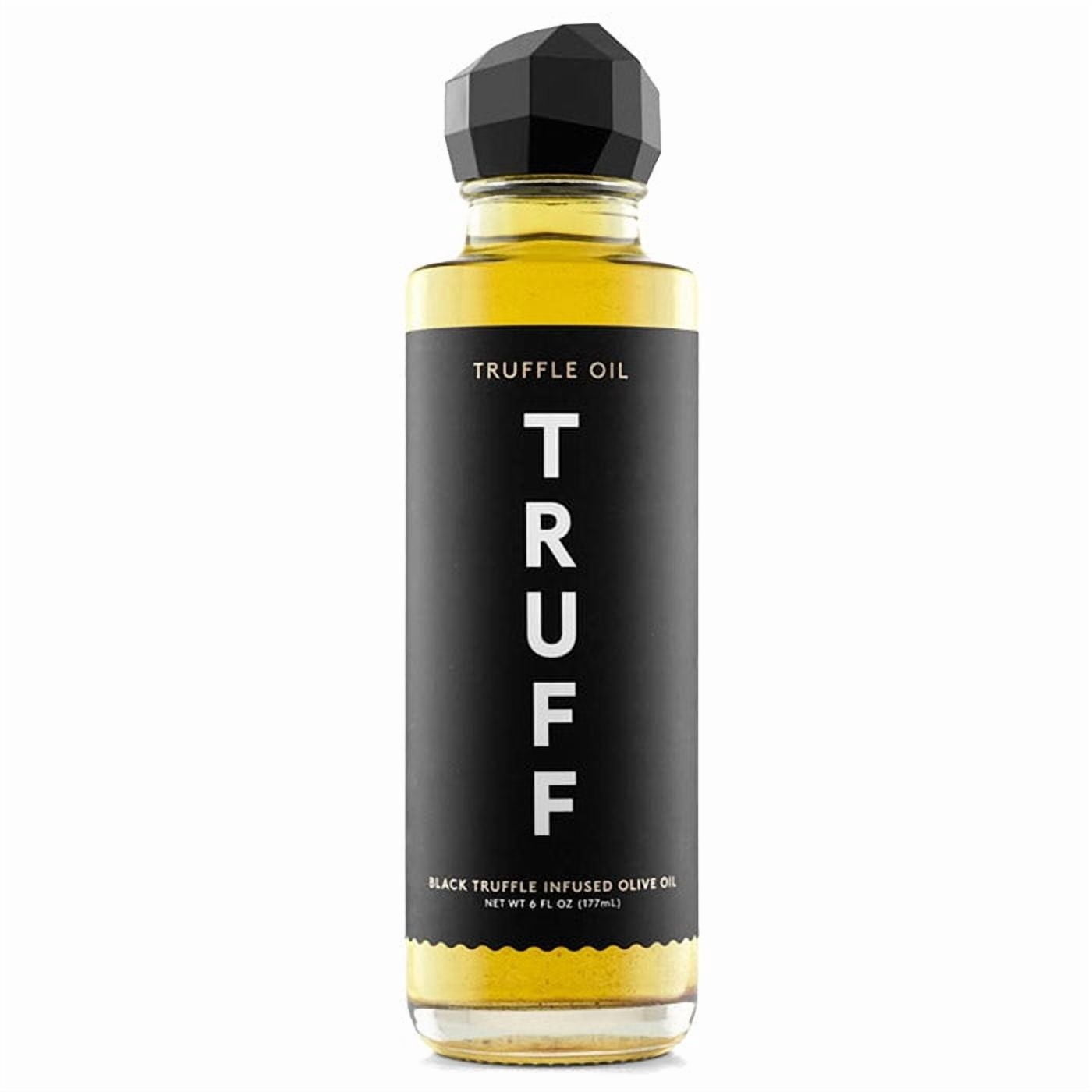 TRUFF Black Truffle Oil - Black Truffle Infused Olive Oil - Gourmet Dressing, Seasoning, Marinade, or Drizzle, Non-GMO, Gluten-Free, 5.6 fl.oz