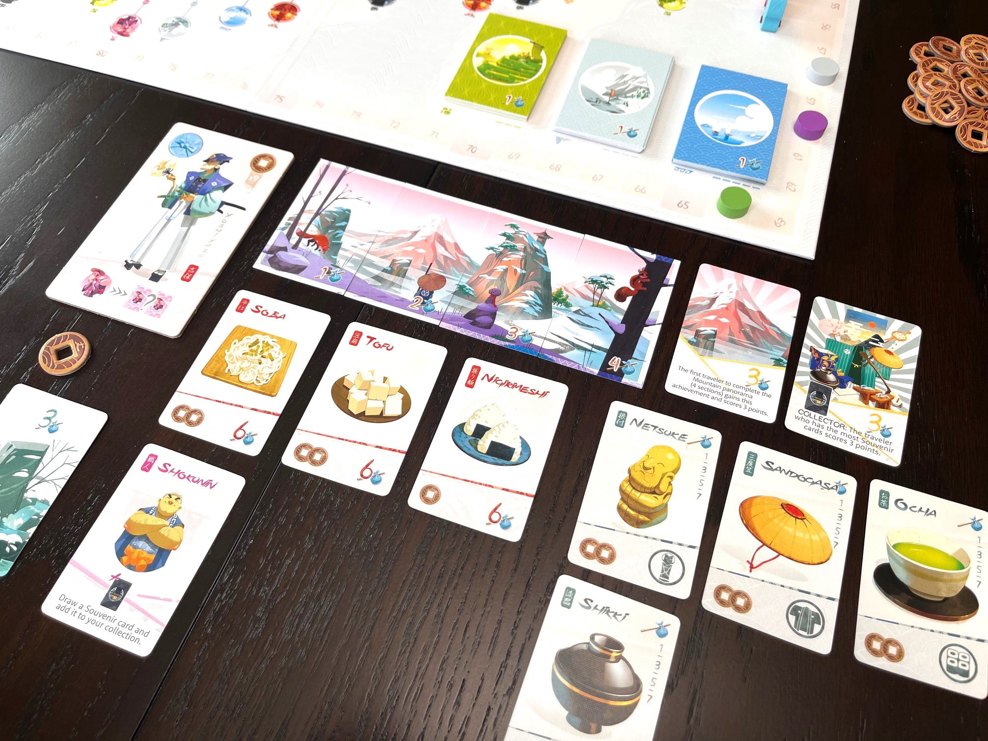 Tokaido by Antoine Bauza - A Zen Strategy Board Game About Traveling in Japan, from Stonemaier Games