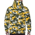 thumbnail image 5 of Hoodies for Men - Yellow Green Camouflage Long Sleeve Comfrt Men'S Fashion Hoodies & Sweatshirts, Sweatshirts for Men Hoodies Pullover Clothing Clothes with Pouch, 5 of 7
