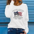 thumbnail image 2 of MEICHEN Women's Long Sleeved T Shirt American Flag 250th Anniversary 1776-2026 Sports Shirt Printed Round Neck Daily Outdoor Casual Top, 2 of 4