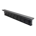 thumbnail image 3 of Home Wall Decorative Antique Brass Hardware 8 Hook Coat Rack, Black, 3 of 7